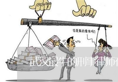 武汉最牛的刑事律师有哪些/2023060981505