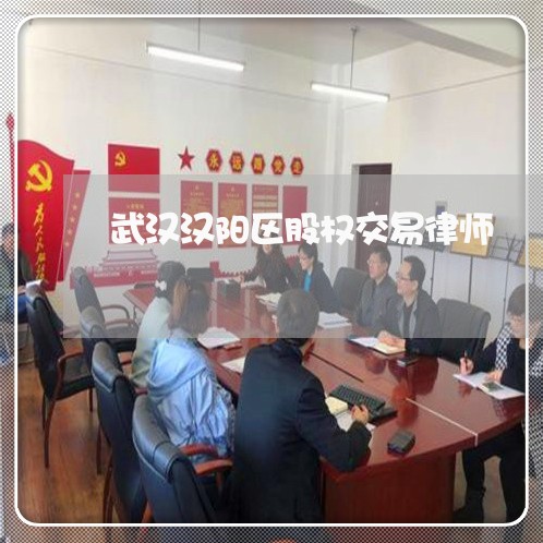 武汉汉阳区股权交易律师