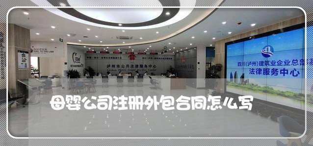 母婴公司注册外包合同怎么写/2023041328260 母婴公司注册外包合同怎么写/2023041328260