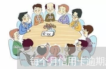 每个月信用卡逾期超过3天/2023060422796 每个月信用卡逾期超过3天/2023060422796
