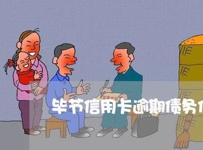 毕节信用卡逾期债务优化怎么收费