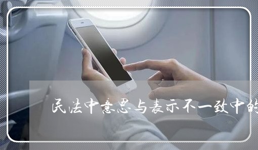民法中意思与表示不一致中的错误 民法中意思与表示不一致中的错误