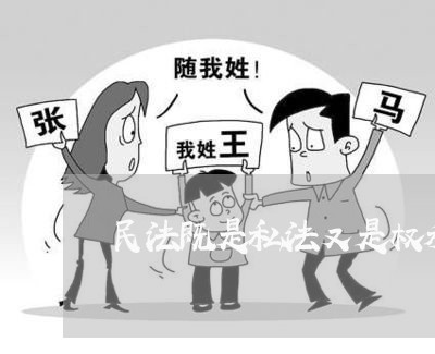 民法既是私法又是权利法