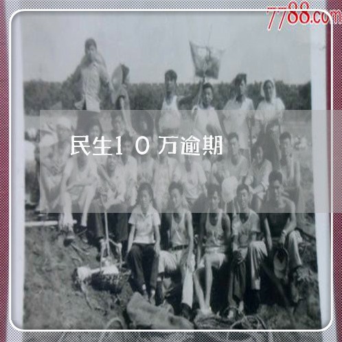 民生10万逾期/2023013189514