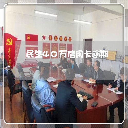 民生40万信用卡逾期/2023061691717 民生40万信用卡逾期/2023061691717