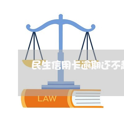 民生信用卡逾期还不起/2023061615037 民生信用卡逾期还不起/2023061615037