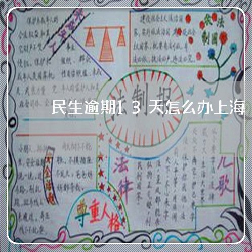 民生逾期13天怎么办上海/2023062770535