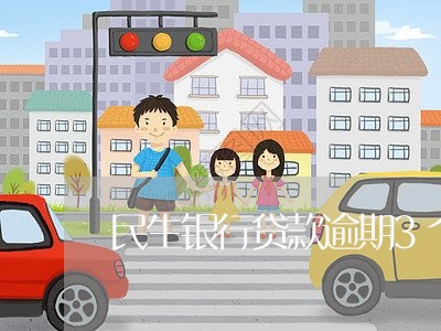 民生银行贷款逾期3个月/2023022599694 民生银行贷款逾期3个月/2023022599694