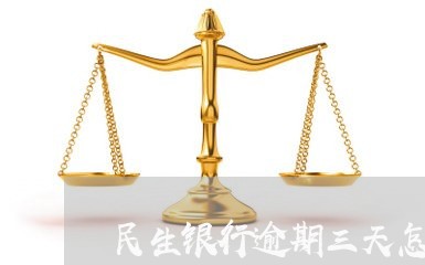 民生银行逾期三天怎么办/2023022672805