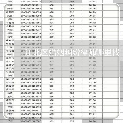 江北区婚姻纠纷律师哪里找