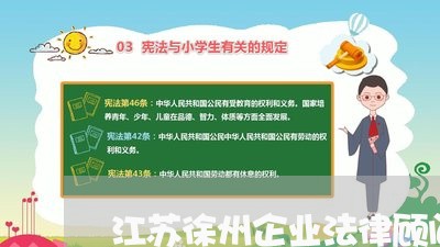 江苏徐州企业法律顾问排行/2023061963682