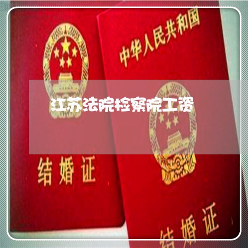 江苏法院检察院工资 江苏法院检察院工资