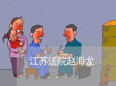 江苏法院赵海龙 江苏法院赵海龙