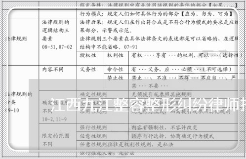 江西九江整容整形纠纷律师找谁