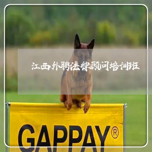 江西外聘法律顾问培训班/2023061991696