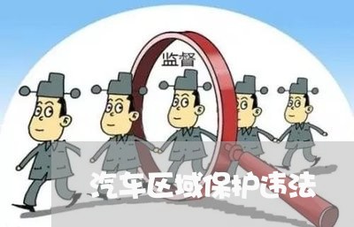 汽车区域保护违法
