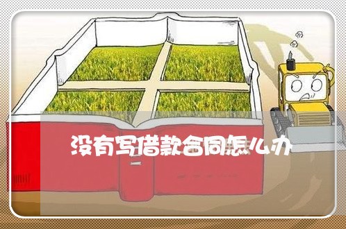 没有写借款合同怎么办/2023041193704 没有写借款合同怎么办/2023041193704