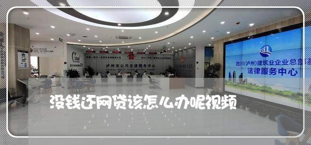 没钱还网贷该怎么办呢视频/2023111720704