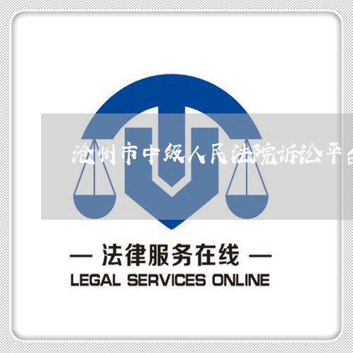 沧州市中级人民法院诉讼平台