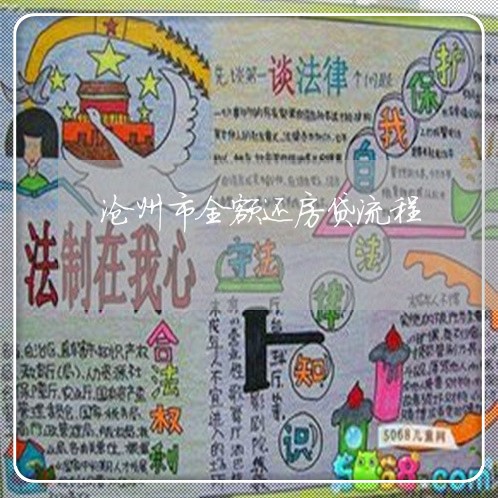 沧州市全额还房贷流程/2023041572704