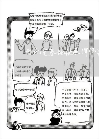 河北宅基地继承律师咨询 河北宅基地继承律师咨询