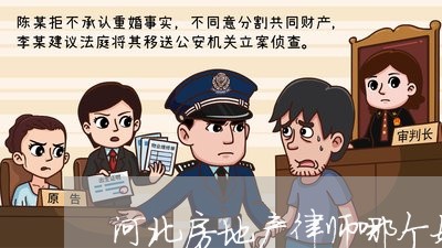 河北房地产律师哪个好一点