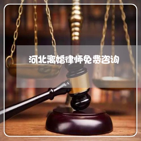 河北离婚律师免费咨询