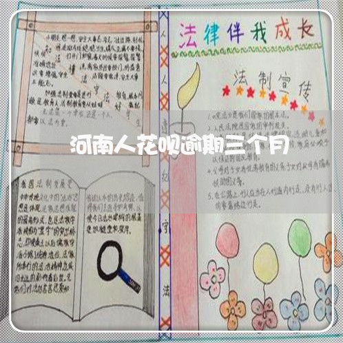 河南人花呗逾期三个月 河南人花呗逾期三个月
