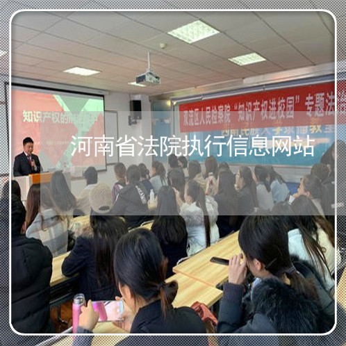 河南省法院执行信息网站