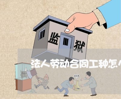 法人劳动合同工种怎么写/2023060352593