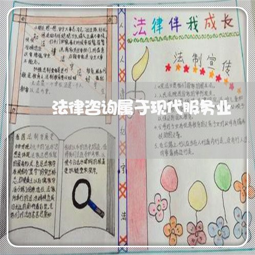 法律咨询属于现代服务业 法律咨询属于现代服务业