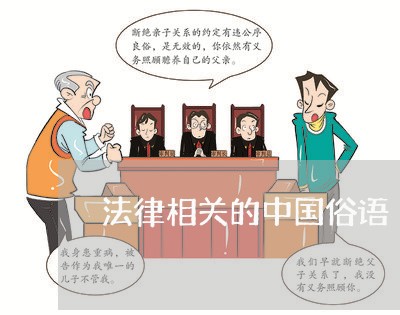 法律相关的中国俗语