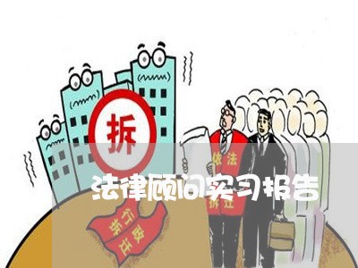 法律顾问实习报告 法律顾问实习报告