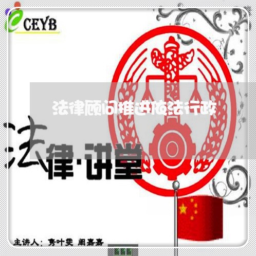 法律顾问推进依法行政 法律顾问推进依法行政
