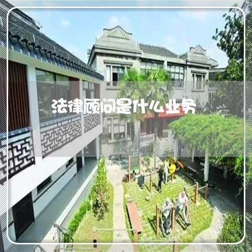 法律顾问是什么业务/2023061762603