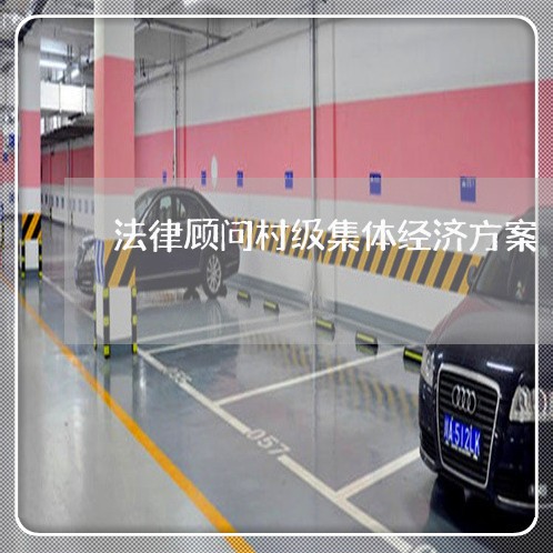 法律顾问村级集体经济方案/2023061917249