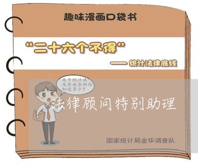 法律顾问特别助理