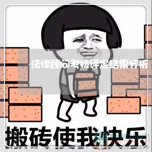 法律顾问考核评定结果分析