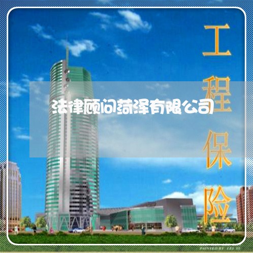 法律顾问菏泽有限公司/2023061849460