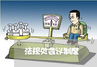 法规处会议制度