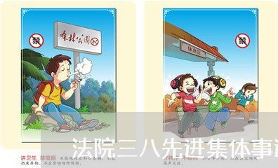 法院三八先进集体事迹材料