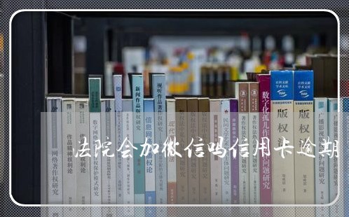 法院会加微信吗信用卡逾期/2023062184845