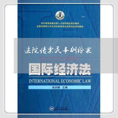 法院传票民事纠纷案