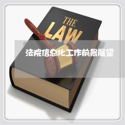法院信息化工作前景展望 法院信息化工作前景展望