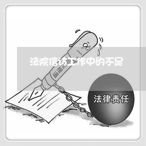 法院信访工作中的不足