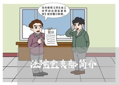 法院党支部简介 法院党支部简介