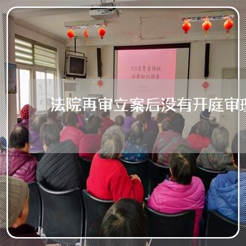 法院再审立案后没有开庭审理