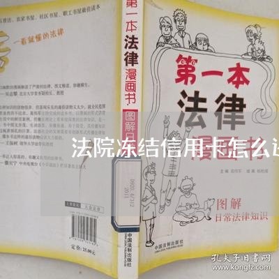 法院冻结信用卡怎么还款