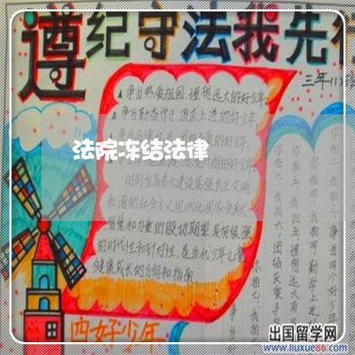 法院冻结法律