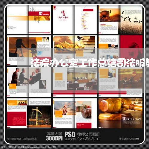 法院办公室工作总结司法服务